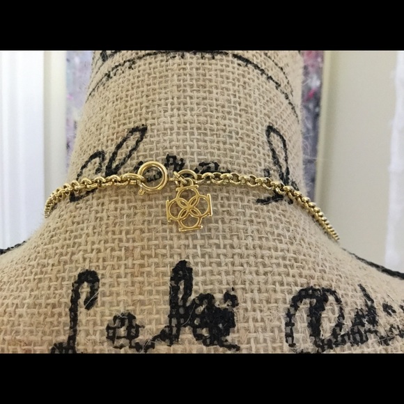 Ann Taylor Tortoise/Gold Necklace Crystal Accents - Picture 5 of 7